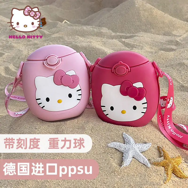 Горячая детская соломенная чашка для воды Hello Kitty, бутылка для воды в виде пончика, бутылка для молока, 450 мл, ремешок Sanrio для девочек, портативная прямая чашка для напитков
Горячая детская соломенная чашка для воды Hello Kitty, бутылка для воды в виде пончика, бутылка для молока, 450 мл, ремешок Sanrio для девочек, портативная прямая чашка для напитков