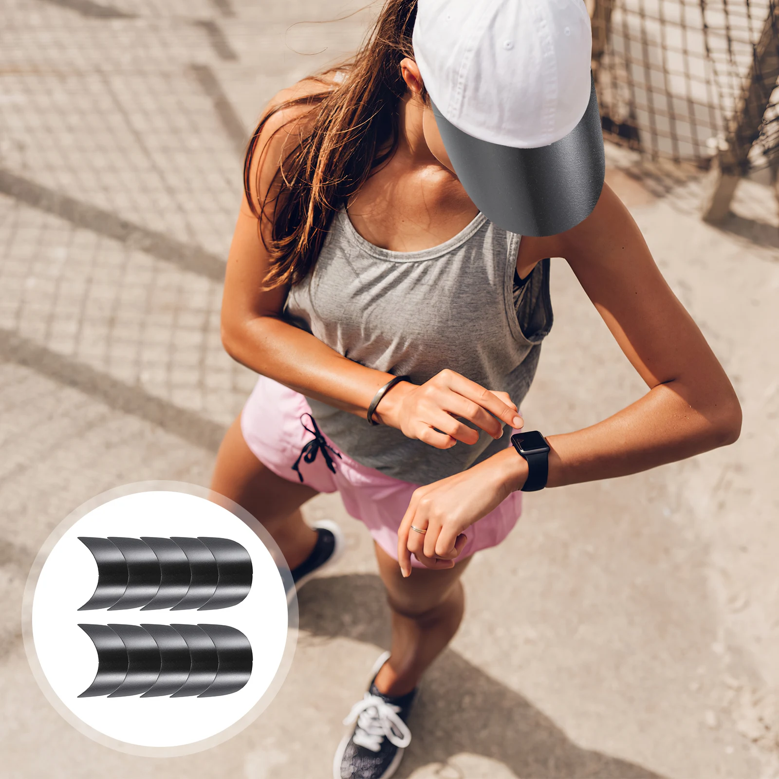 10 Pcs Black Visors Knitted Hats Wide Brim Sun Protection Replace Caps Hat Visor Sports Durable Woven Breathing Comfort Outdoor
10 Pcs Black Visors Knitted Hats Wide Brim Sun Protection Replace Caps Hat Visor Sports Durable Woven Breathing Comfort Outdoor
