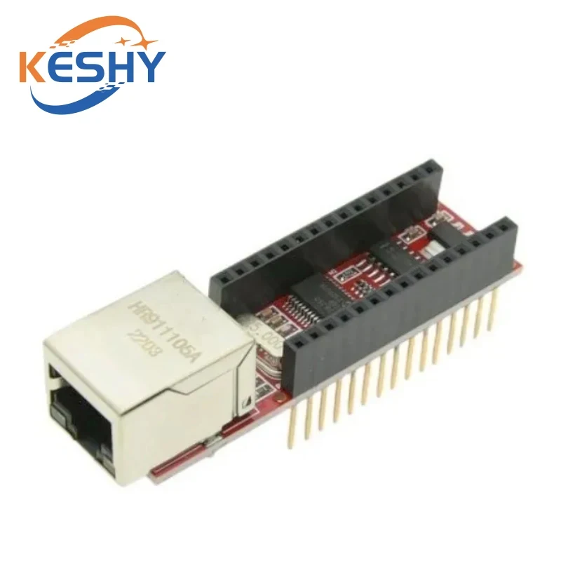 ENC28J60 Ethernet Shield V1.0 for arduino compatible Nano 3.0 RJ45 Webserver Module
ENC28J60 Ethernet Shield V1.0 for arduino compatible Nano 3.0 RJ45 Webserver Module