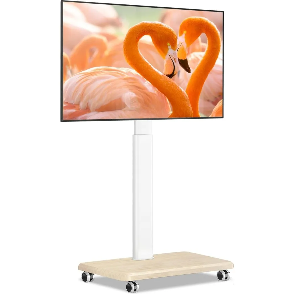 Rolling TV Stand for 32 to 65 70 Inch TV, Elegant Floor TV Stand with Wheels, Mobile TV Stand with 9 Levels of Height Adjustment
Rolling TV Stand for 32 to 65 70 Inch TV, Elegant Floor TV Stand with Wheels, Mobile TV Stand with 9 Levels of Height Adjustment