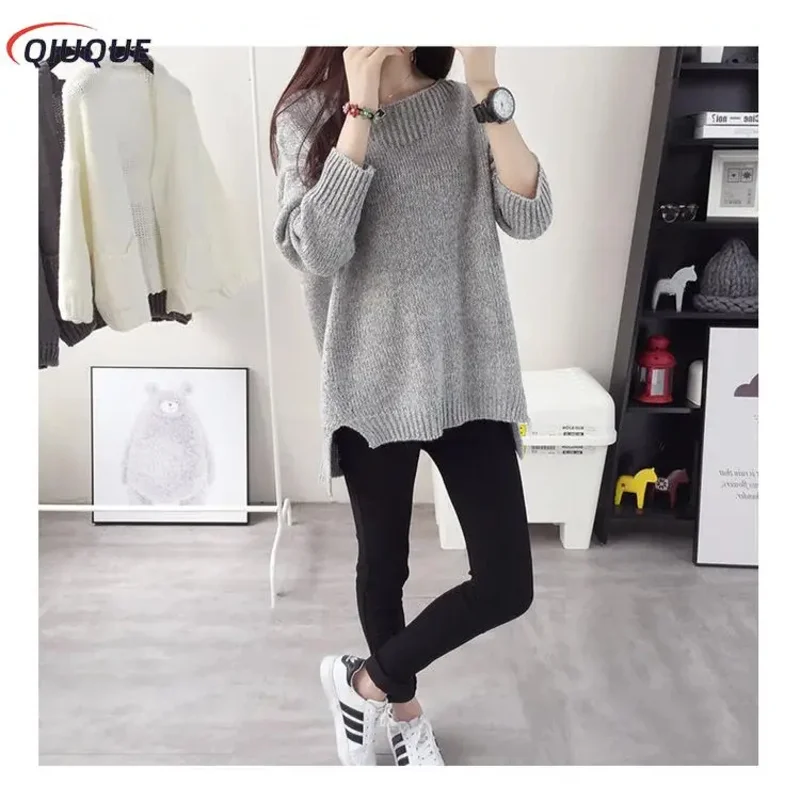 HN8 Spring Autumn Winter New O-Neck Long Sleeve Solid Color Knitted Warm Sweater Female Pullovers Loose Sweater Women's Swea)4Dc
HN8 Spring Autumn Winter New O-Neck Long Sleeve Solid Color Knitted Warm Sweater Female Pullovers Loose Sweater Women's Swea)4Dc