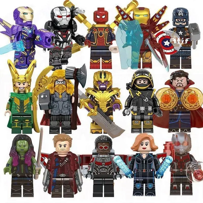 Marvel Iron Man Captain America classic character building blocks Brick toy mini model doll children's holiday birthday gift
Marvel Iron Man Captain America classic character building blocks Brick toy mini model doll children's holiday birthday gift