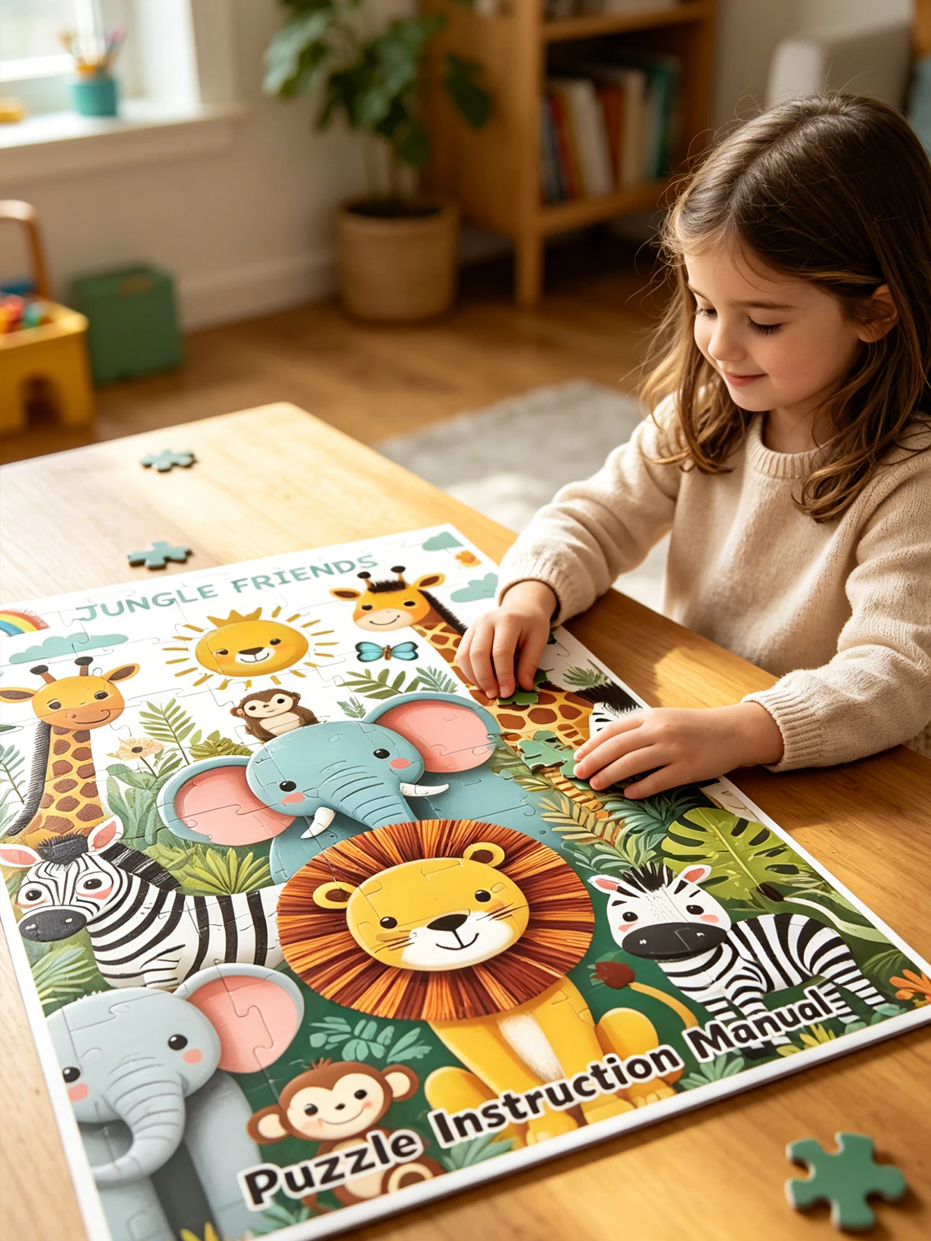 Children's Puzzle 40-Piece Picture Cards Animals City Dinosaurs Educational Early Learning Assembly Reading Book Interactive Teaching Toy Gift for Boys and Girls
Children's Puzzle 40-Piece Picture Cards Animals City Dinosaurs Educational Early Learning Assembly Reading Book Interactive Teaching Toy Gift for Boys and Girls