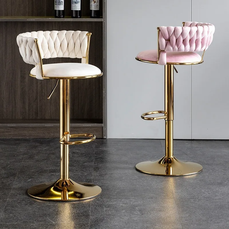 Arm Luxury Bar Chair High Kitchen Counter Nordic Ergonomic Bar Chair Table Elegant Island Velvet Chaise De Bar Nordic Furniture
Arm Luxury Bar Chair High Kitchen Counter Nordic Ergonomic Bar Chair Table Elegant Island Velvet Chaise De Bar Nordic Furniture