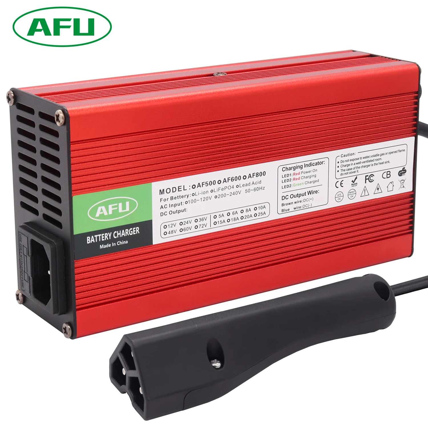 Aluminum Case 48V 8A Lead Acid Auto Charger Float Charger 55.2V Max Power 58.8V For 48V Club Car YAMAHA EZGO Golf Cart
Aluminum Case 48V 8A Lead Acid Auto Charger Float Charger 55.2V Max Power 58.8V For 48V Club Car YAMAHA EZGO Golf Cart