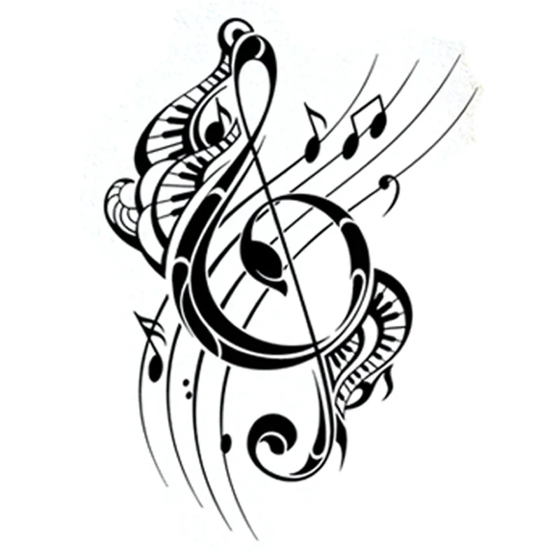 Car Stickers Fashion Music Notes Silhouette PVC Car Decoration Accessories Decals Creative Waterproof Black/white,18cm*13cm
Car Stickers Fashion Music Notes Silhouette PVC Car Decoration Accessories Decals Creative Waterproof Black/white,18cm*13cm