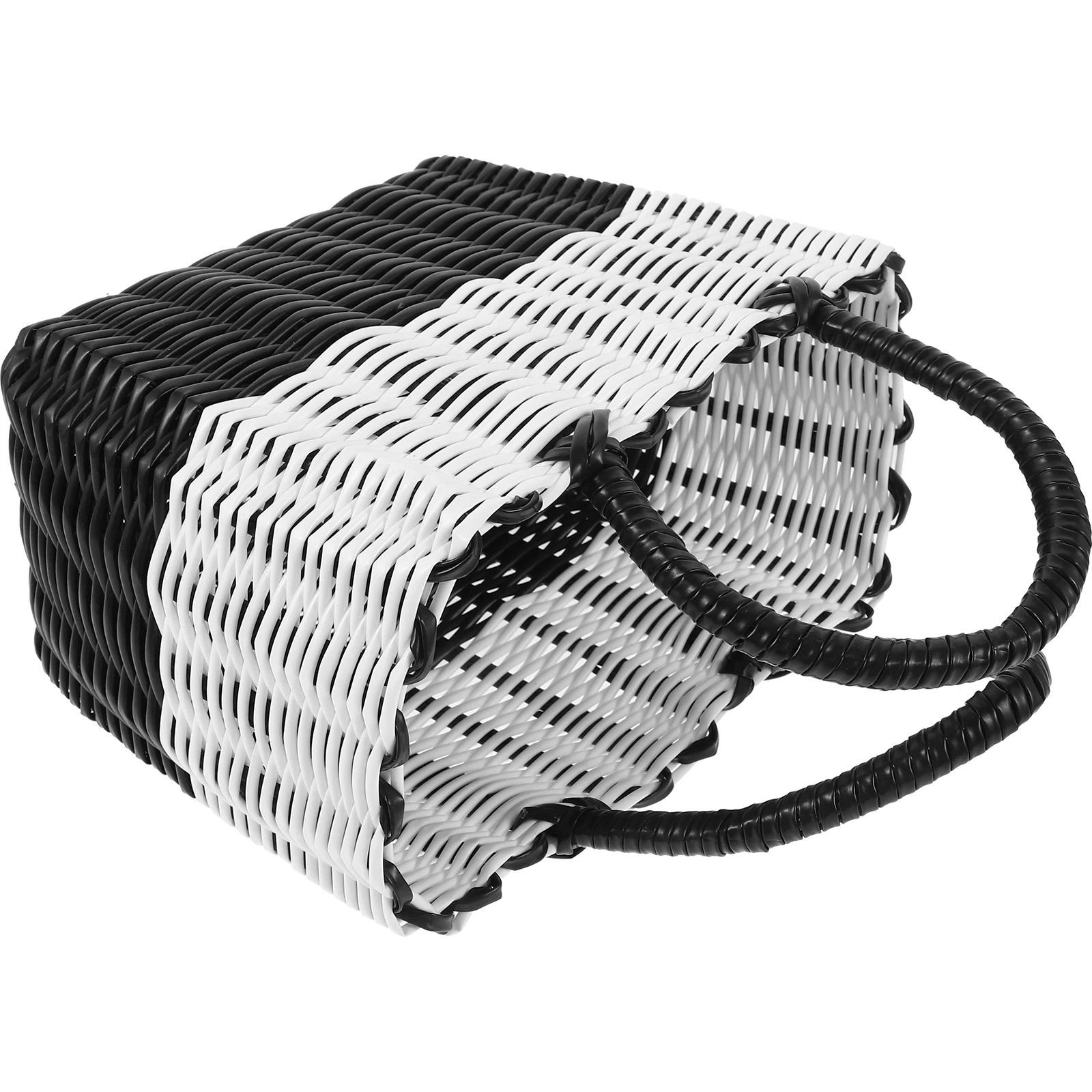 Multifunction Handwoven Storage Durable Plastic Woven Basket for Picnic Fruit Vegetable Vintage Style Handmade Rustic Basket
Multifunction Handwoven Storage Durable Plastic Woven Basket for Picnic Fruit Vegetable Vintage Style Handmade Rustic Basket