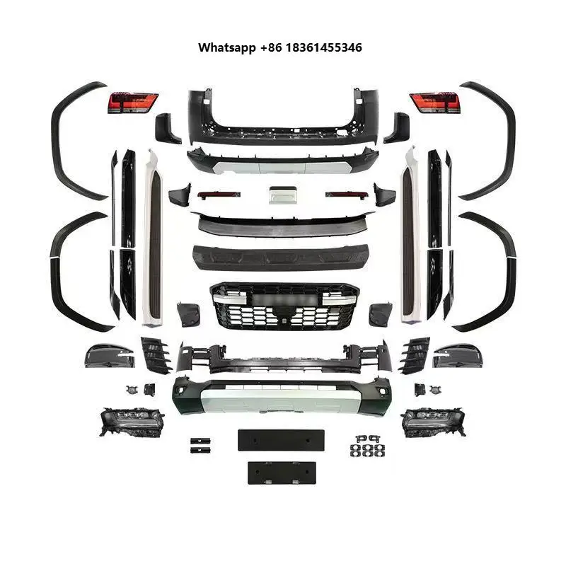 For 2021+ Land Cruiser LC300 GX Upgrade to VX Model Grill Front Rear Bumper Bodykit Manufacture Conversion Kit
For 2021+ Land Cruiser LC300 GX Upgrade to VX Model Grill Front Rear Bumper Bodykit Manufacture Conversion Kit