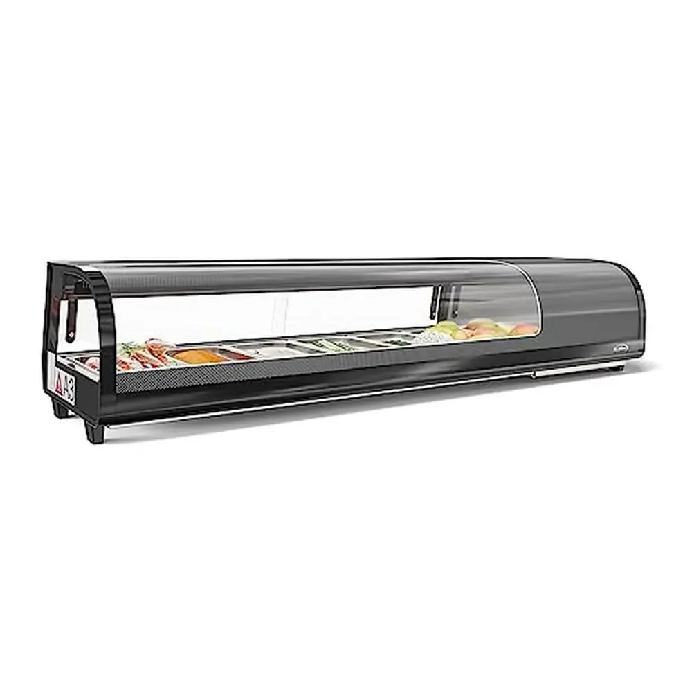Sushi Display Case Refrigerator Stainless Steel Trays Countertop Storage LED Lighting ETL Listed
Sushi Display Case Refrigerator Stainless Steel Trays Countertop Storage LED Lighting ETL Listed