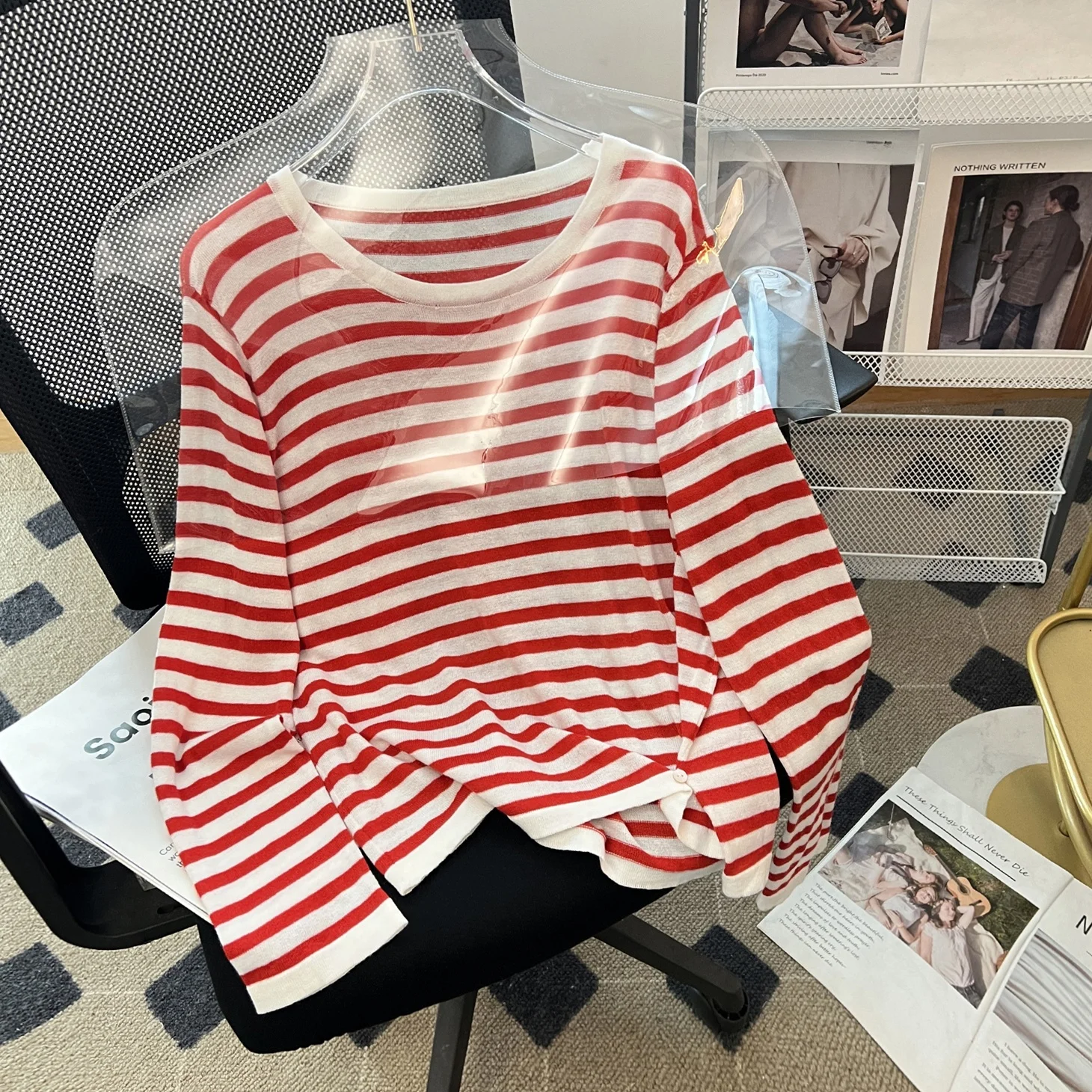 Travel Art Ry 2026 Spring Summer New Casual Long Sve Striped Knitwear Women Base irt Loose Fit Medium Softn
Travel Art Ry 2026 Spring Summer New Casual Long Sve Striped Knitwear Women Base irt Loose Fit Medium Softn