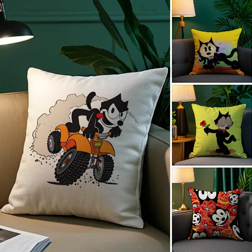 F-Felix The Cat Exquisite Pillow Case Plush Fabric Soft Double Sided Print Sofa Cushion Cover Throw Pillow Covers
F-Felix The Cat Exquisite Pillow Case Plush Fabric Soft Double Sided Print Sofa Cushion Cover Throw Pillow Covers