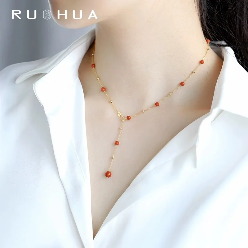 Ювелирные изделия, новое настоящее ожерелье из 18-каратного золота, натуральный красный агат для женщин, дизайн Au750, простой модный ювелирный подарок, x668
Ювелирные изделия, новое настоящее ожерелье из 18-каратного золота, натуральный красный агат для женщин, дизайн Au750, простой модный ювелирный подарок, x668