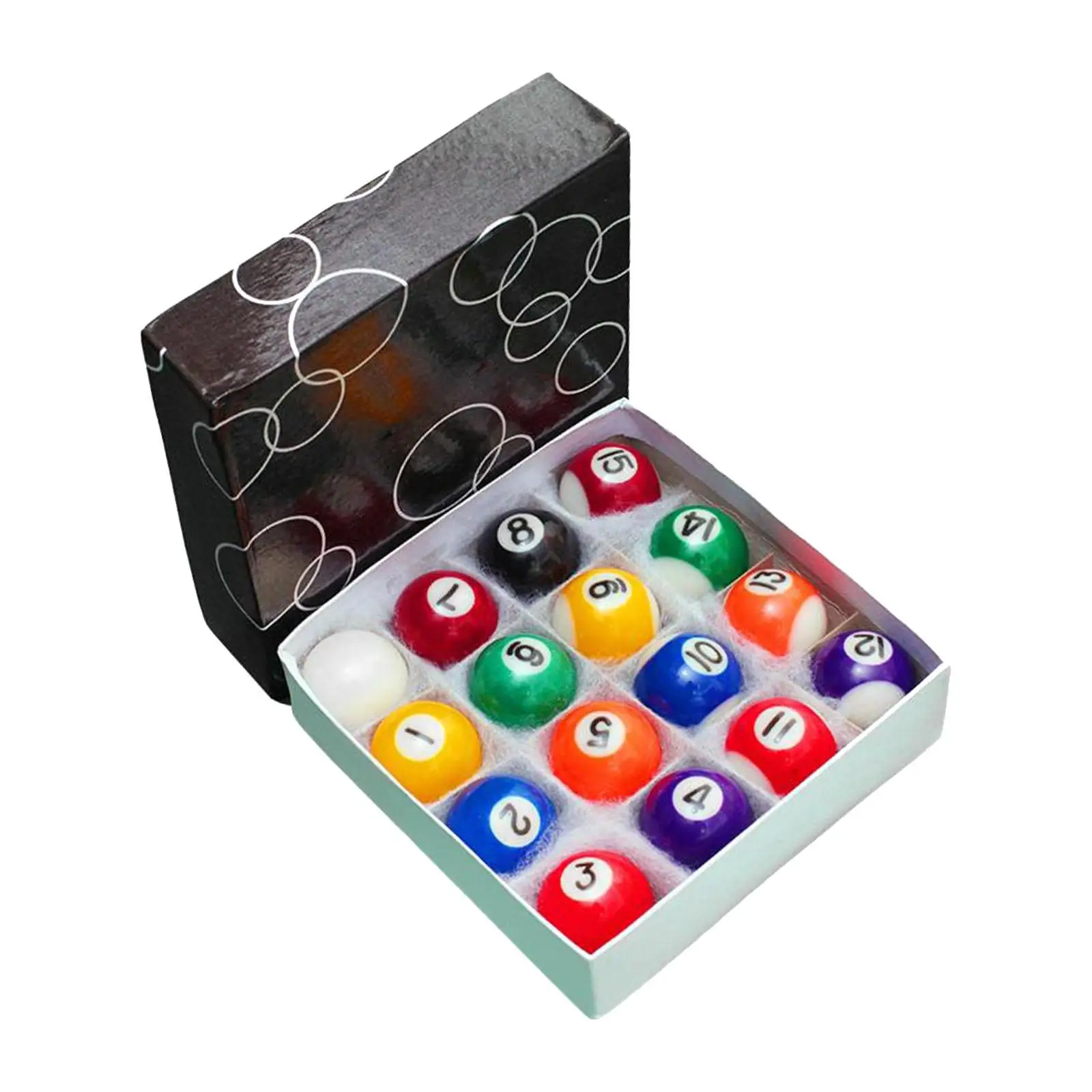 Small Pool Table Mini Billiard Balls Phenolic Resin Full Set for Kids Indoor Billiard Training Toys
Small Pool Table Mini Billiard Balls Phenolic Resin Full Set for Kids Indoor Billiard Training Toys