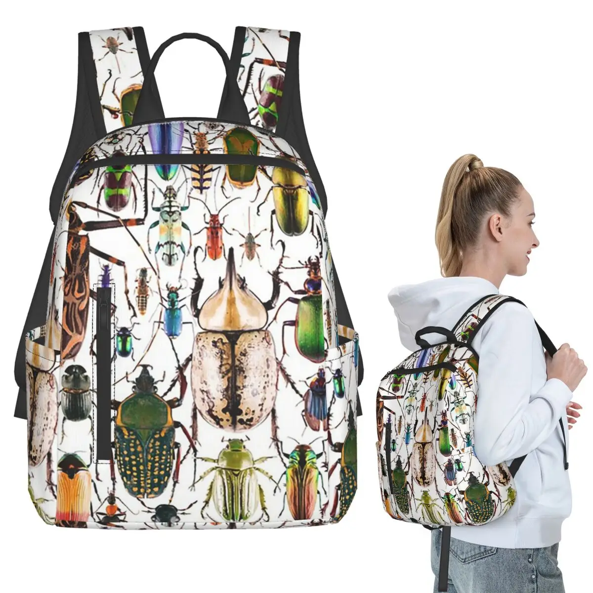 Beetle Riot! Backpack Student BookBag Children School Bag Computer Shoulder Bags Men Women
Beetle Riot! Backpack Student BookBag Children School Bag Computer Shoulder Bags Men Women