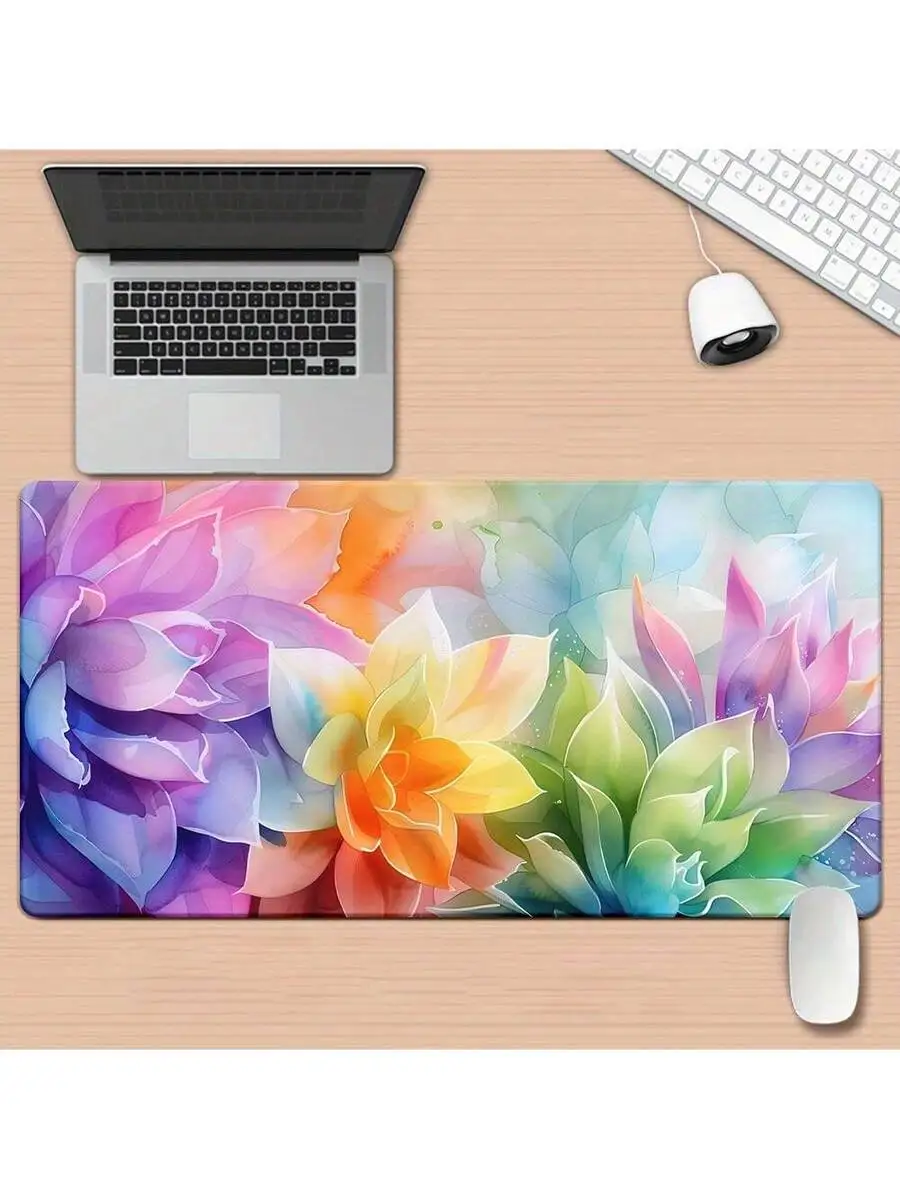Vibrant Watercolor Floral XXL Non-Slip Rubber Desk Mat For Gaming And Office
Vibrant Watercolor Floral XXL Non-Slip Rubber Desk Mat For Gaming And Office