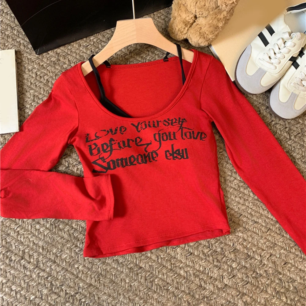 Fashionable Two-piece Top Casual Letter Printed Top Club Scene Holiday Outfits Comfortable Daily Wear For Women
Fashionable Two-piece Top Casual Letter Printed Top Club Scene Holiday Outfits Comfortable Daily Wear For Women