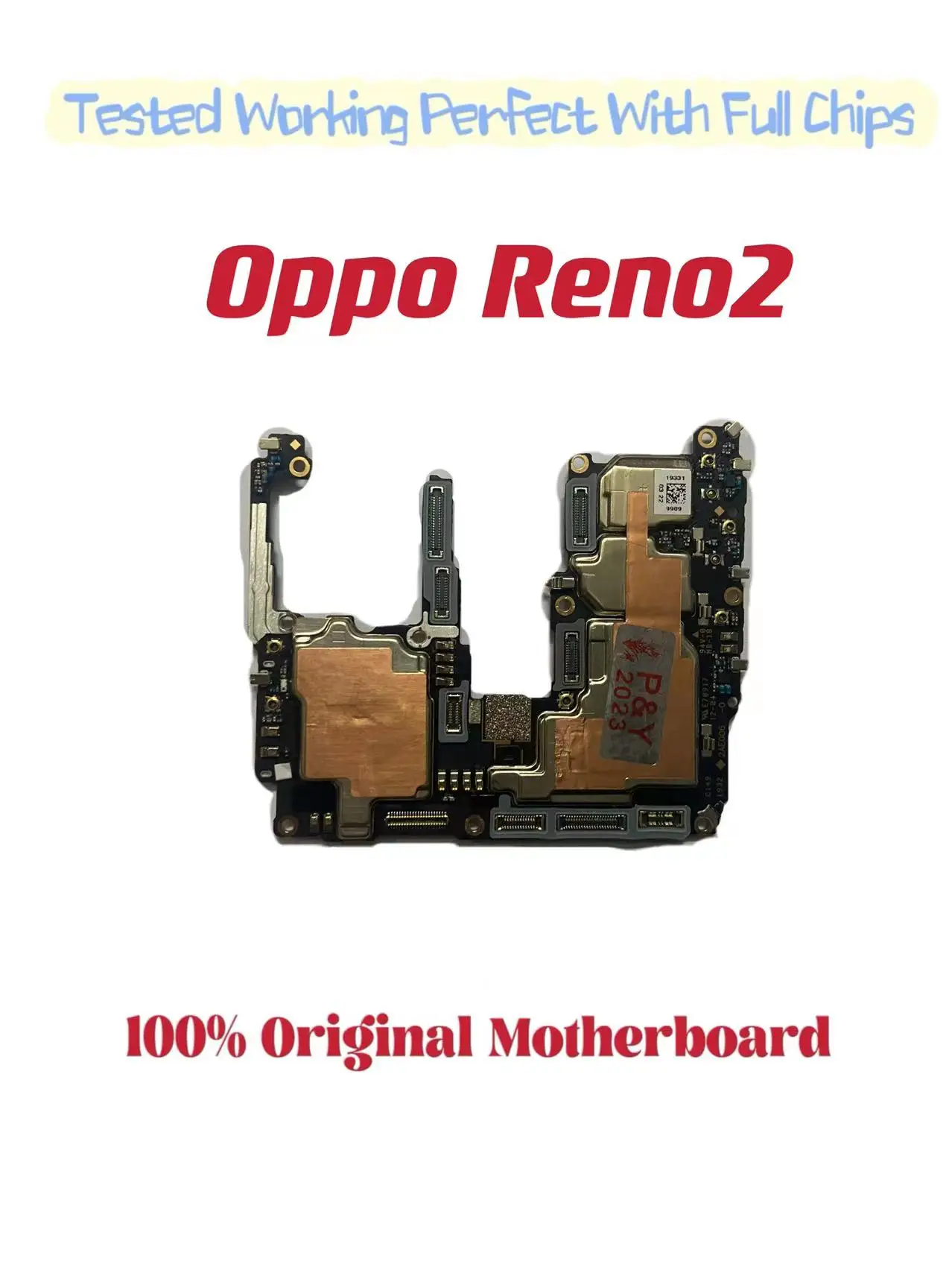Original Unlocked Main Board for OPPO Reno2, Mainboard Motherboard with Chips, Flex Cable
Original Unlocked Main Board for OPPO Reno2, Mainboard Motherboard with Chips, Flex Cable