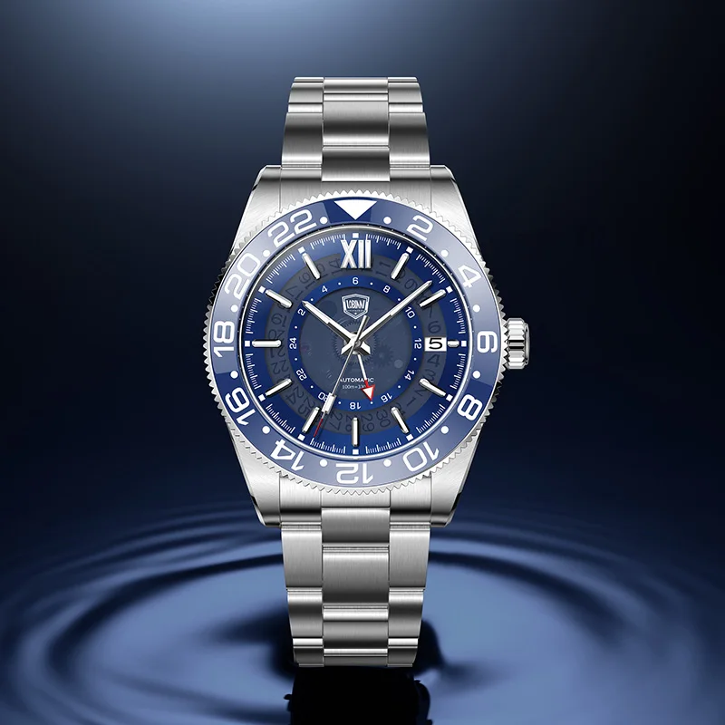 LOBINNI Luxury 316L Stainless Steel Band Men Mechanical Watch Japan Movement 100m Waterproof Luminous 40mm Automatic Watches
LOBINNI Luxury 316L Stainless Steel Band Men Mechanical Watch Japan Movement 100m Waterproof Luminous 40mm Automatic Watches