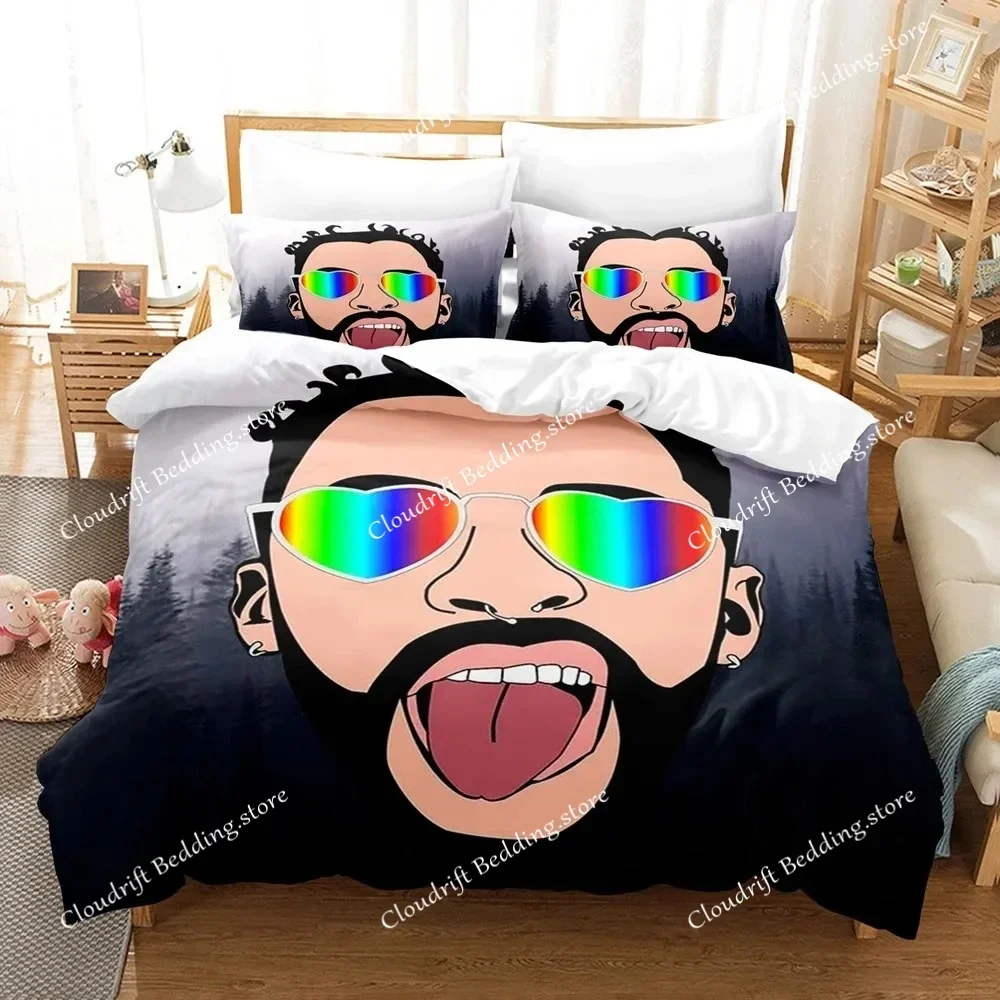 3D Print Popular Bad Bunny Bedding Set Un Verano Sin Ti Duvet Cover Comforter Bed Sets Gifts USA Size Twin Full Queen King026
3D Print Popular Bad Bunny Bedding Set Un Verano Sin Ti Duvet Cover Comforter Bed Sets Gifts USA Size Twin Full Queen King026