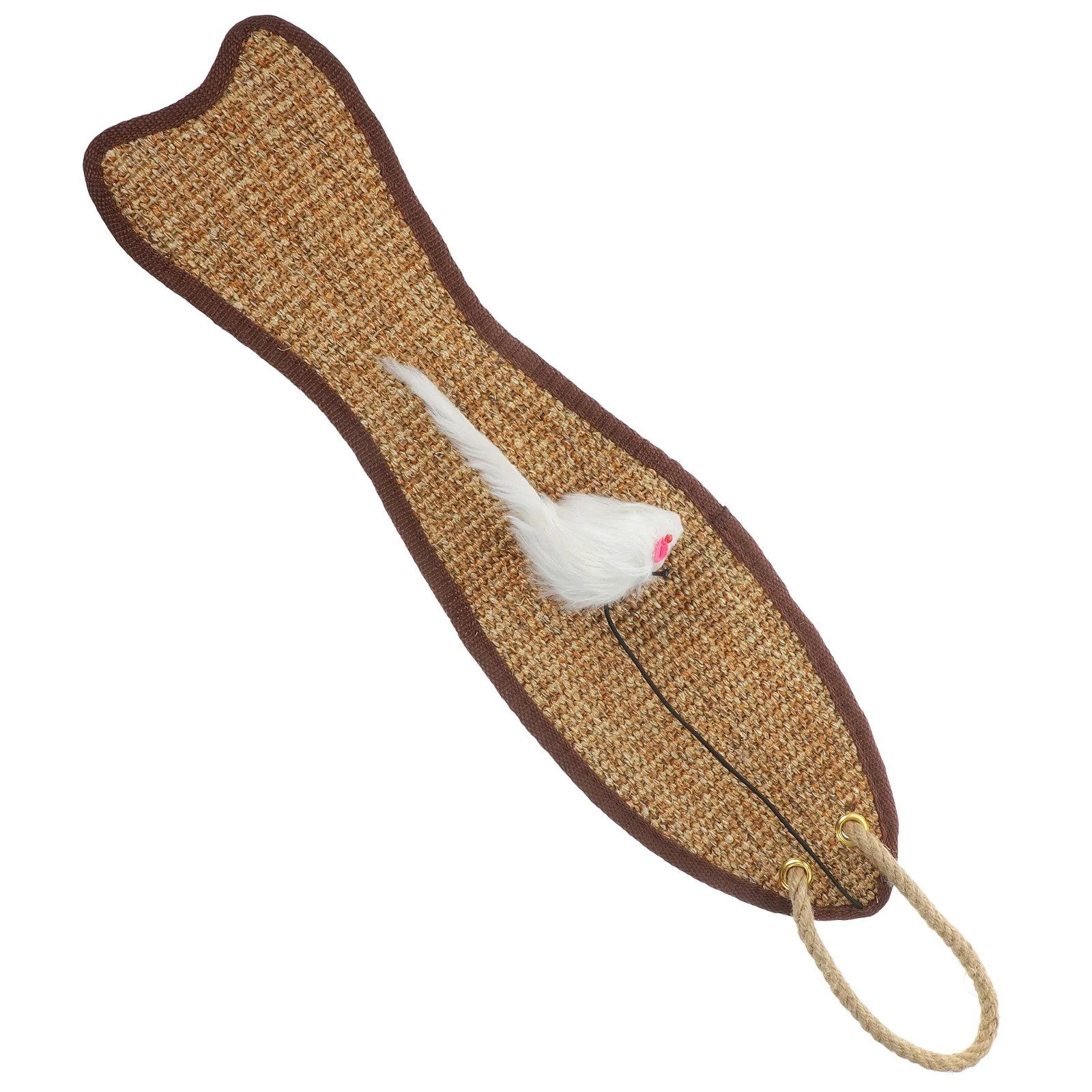Pet Fish-Shaped Sisal Mat Protective Scratching Pad Claw Graining Protection Cat Toys Playing
Pet Fish-Shaped Sisal Mat Protective Scratching Pad Claw Graining Protection Cat Toys Playing