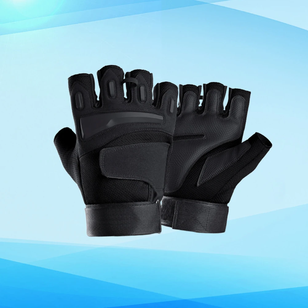 Half Finger Protective Gloves Men Sports Fitness Damping Riding Shock Absorbing Anti Slip Breathable Cloth Material Suitable
Half Finger Protective Gloves Men Sports Fitness Damping Riding Shock Absorbing Anti Slip Breathable Cloth Material Suitable