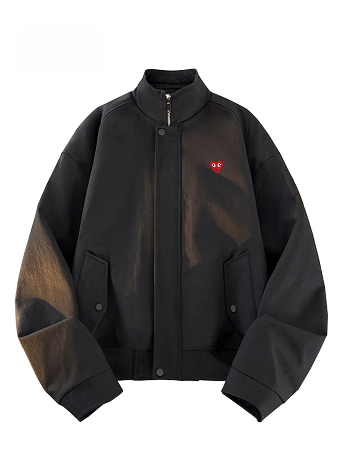 Куртка Play Hei в американском ретро-стиле с воротником-стойкой, осенне-зимняя, новая, простая, для пар, повседневная, модная, приталенного кроя
Куртка Play Hei в американском ретро-стиле с воротником-стойкой, осенне-зимняя, новая, простая, для пар, повседневная, модная, приталенного кроя