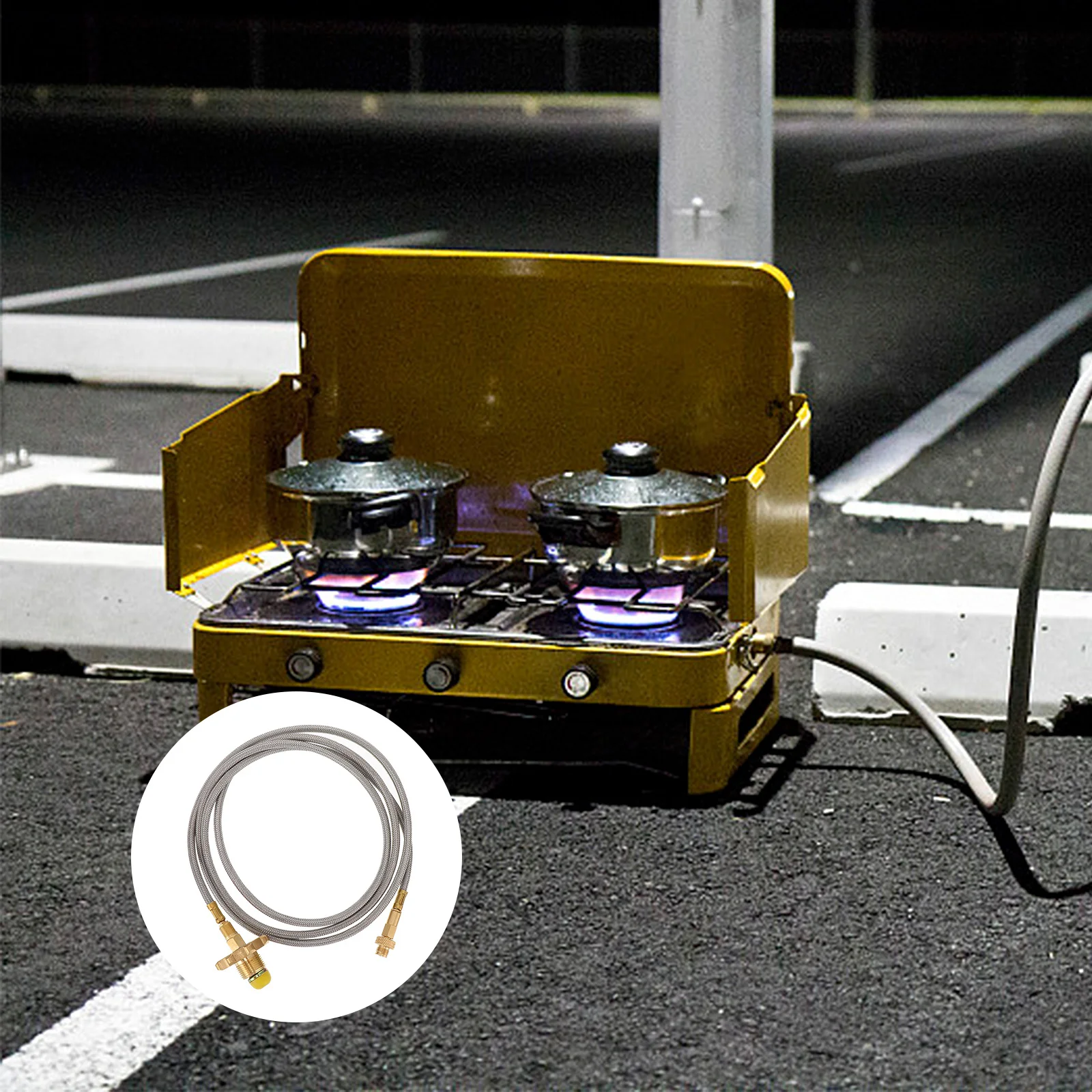 1pc Gas Extension Hose Propane Tank Adapter For Bbq Camping Picnic Liquefied Gas Connecting Connector Outdoor Cooking Supplies
1pc Gas Extension Hose Propane Tank Adapter For Bbq Camping Picnic Liquefied Gas Connecting Connector Outdoor Cooking Supplies