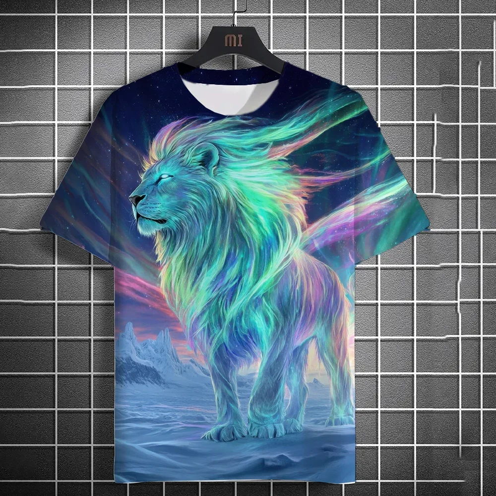 Animal Men's T-shirt 3d Tiger Print Men's Tops Casual Short Sleeve Simple T-shirt Summer Round Neck T-shirt Men's Ultra Clothing
Animal Men's T-shirt 3d Tiger Print Men's Tops Casual Short Sleeve Simple T-shirt Summer Round Neck T-shirt Men's Ultra Clothing