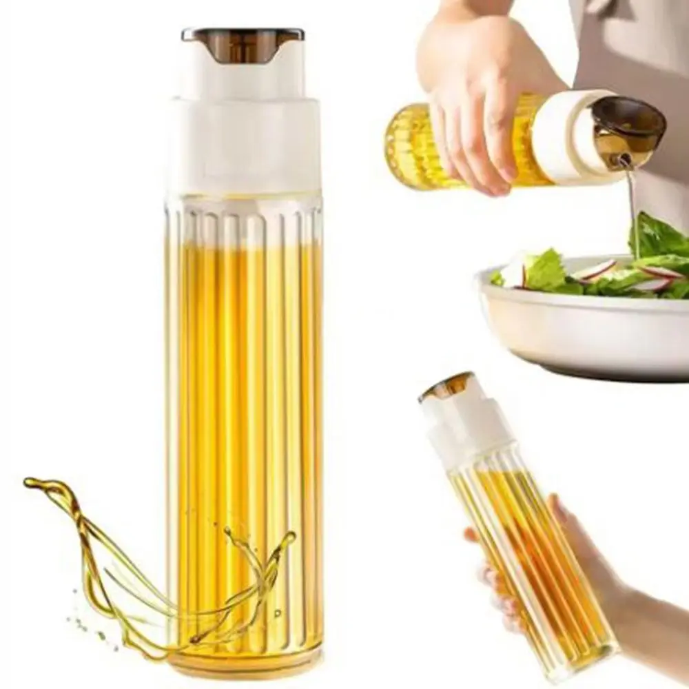 500ML Automatic Opening Oil Container Thickened Leak-proof Glass Oil Pot Transparent Large Capacity Glass Oil Dispenser Outdoor
500ML Automatic Opening Oil Container Thickened Leak-proof Glass Oil Pot Transparent Large Capacity Glass Oil Dispenser Outdoor