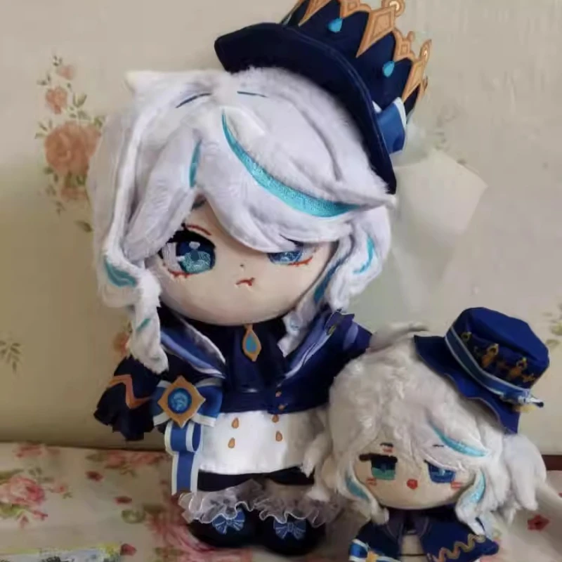 20cm Anime Game Genshin Impact Furina Kawaii Cosplay Cotton Doll Body Clothes Set Cartoon Dress Up Plushie Toy Figures Fans Gift
20cm Anime Game Genshin Impact Furina Kawaii Cosplay Cotton Doll Body Clothes Set Cartoon Dress Up Plushie Toy Figures Fans Gift