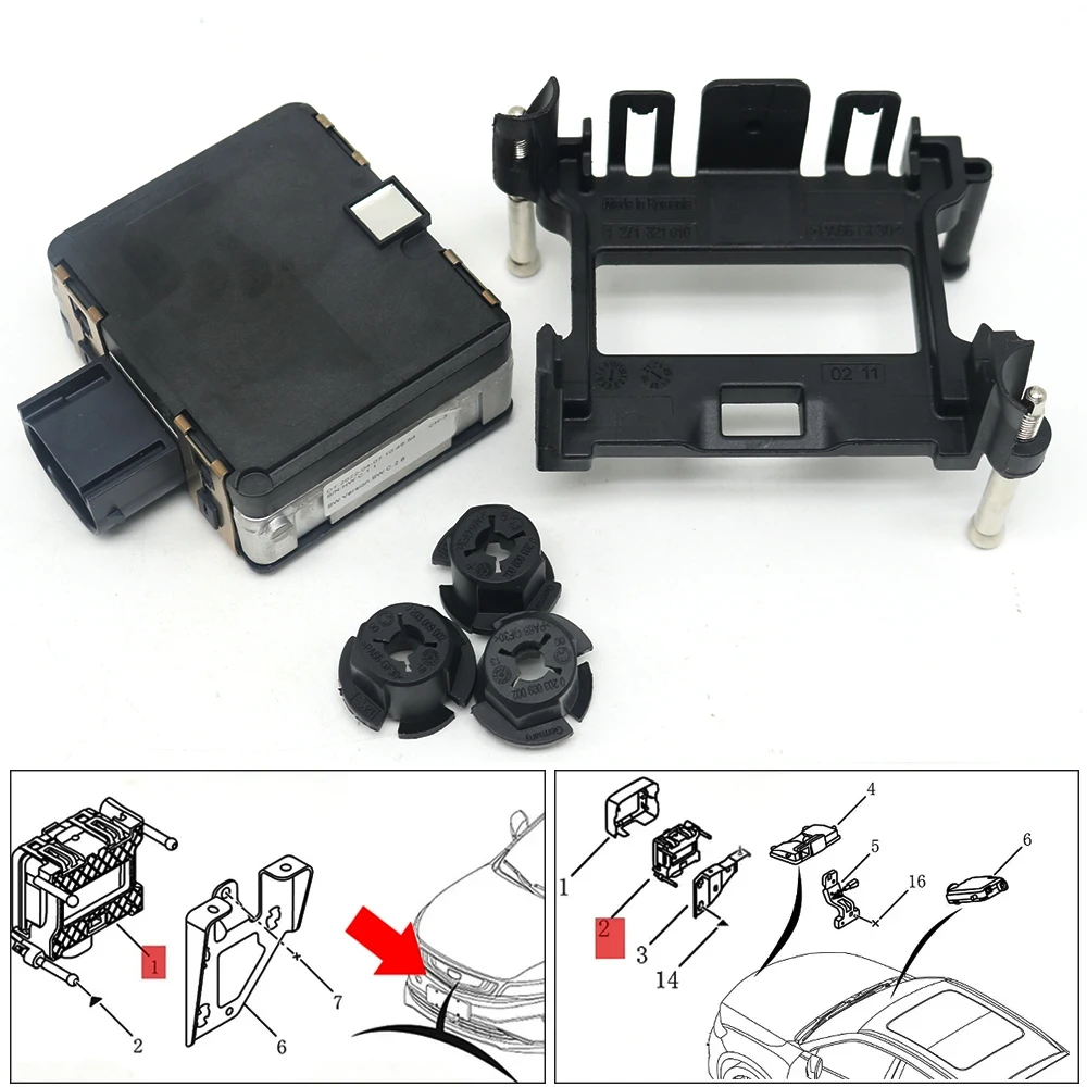Front Bumper ACC Adaptive Cruise Control Radar Distance Sensor Module With Brakect Clips For Changan CS85 2019-2024
Front Bumper ACC Adaptive Cruise Control Radar Distance Sensor Module With Brakect Clips For Changan CS85 2019-2024