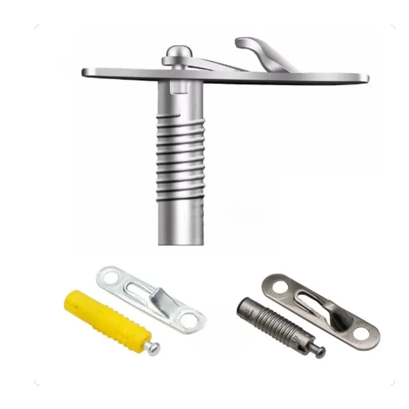 100Pcs Zinc Plastic 2 In 1 Invisible Funiture Cabinet Joiner Connector Spring Loaded Sliding Snap-on Pin Open Wardrobe Bookshelf
100Pcs Zinc Plastic 2 In 1 Invisible Funiture Cabinet Joiner Connector Spring Loaded Sliding Snap-on Pin Open Wardrobe Bookshelf