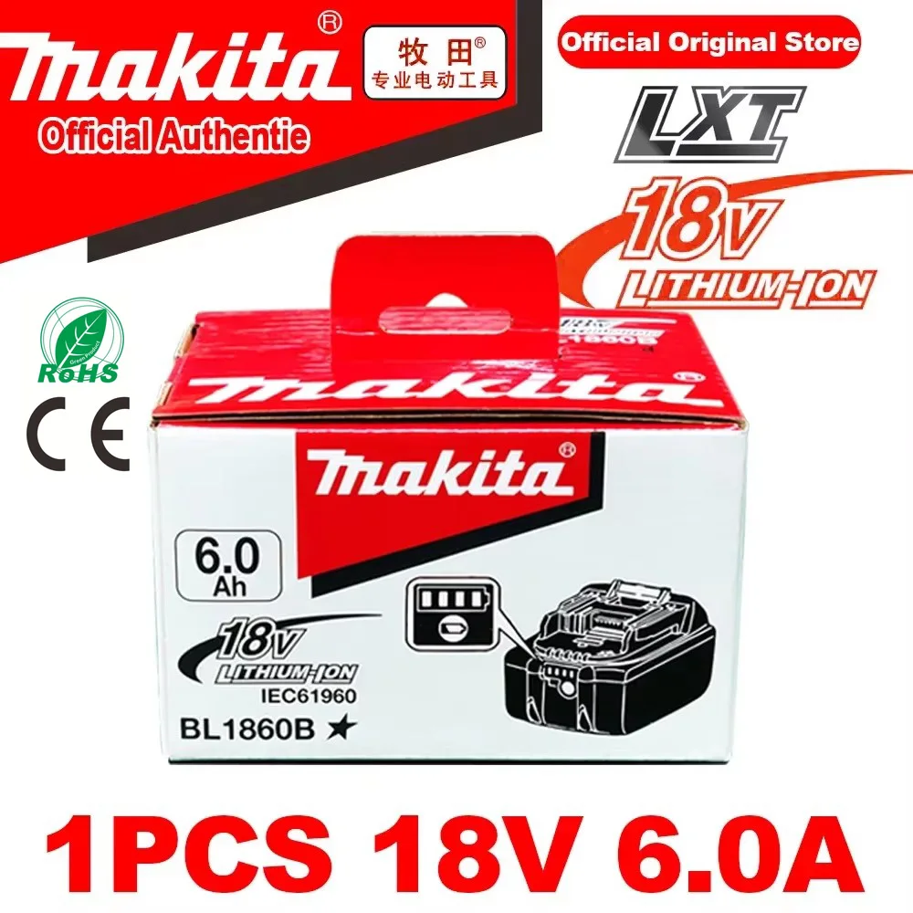 100% original Makita 18V 6.0Ah Rechargeable Battery ,For Makita BL1830B BL1840 BL1840B BL1850 BL1850B Power Tools Battery
100% original Makita 18V 6.0Ah Rechargeable Battery ,For Makita BL1830B BL1840 BL1840B BL1850 BL1850B Power Tools Battery