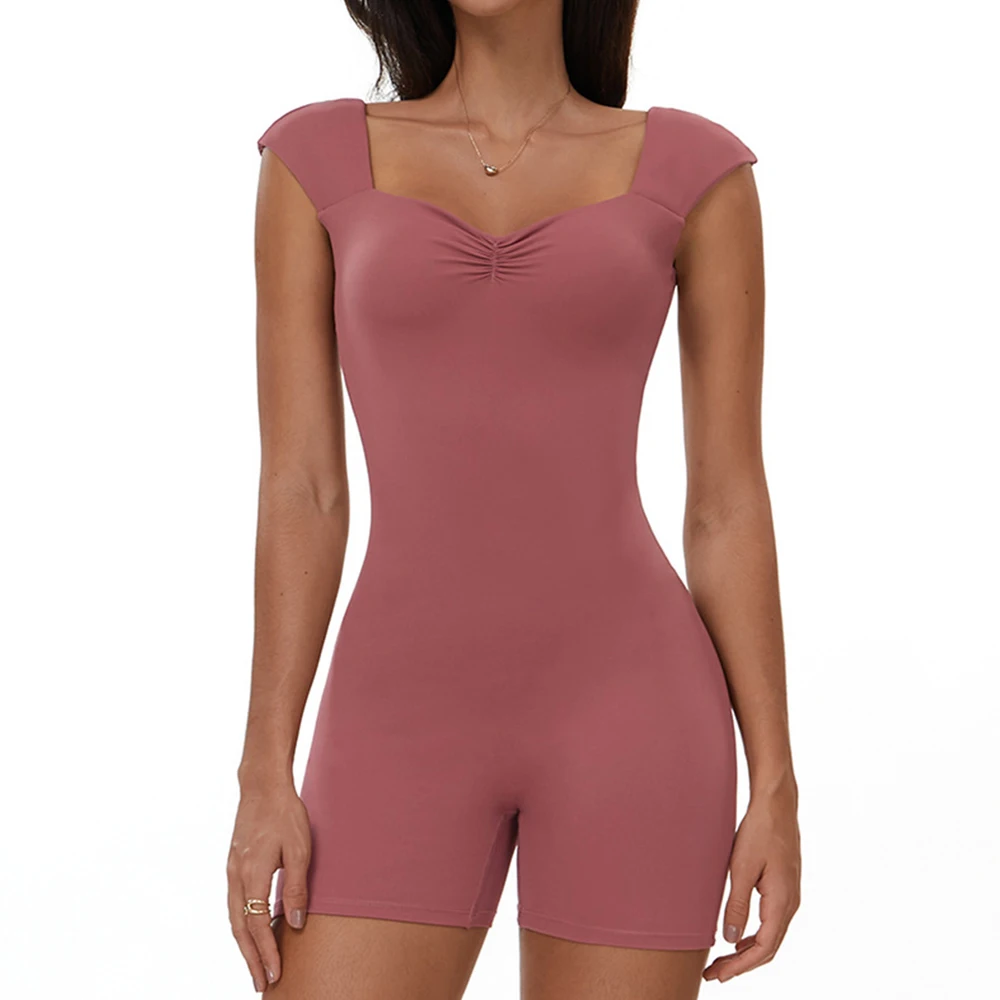 Short Sports Jumpsuit Sleeveless Gym Set Scrunch Bodysuits Women Tracksuits Yoga Clothes Rompers Outdoor Workout One-piece Suit
Short Sports Jumpsuit Sleeveless Gym Set Scrunch Bodysuits Women Tracksuits Yoga Clothes Rompers Outdoor Workout One-piece Suit