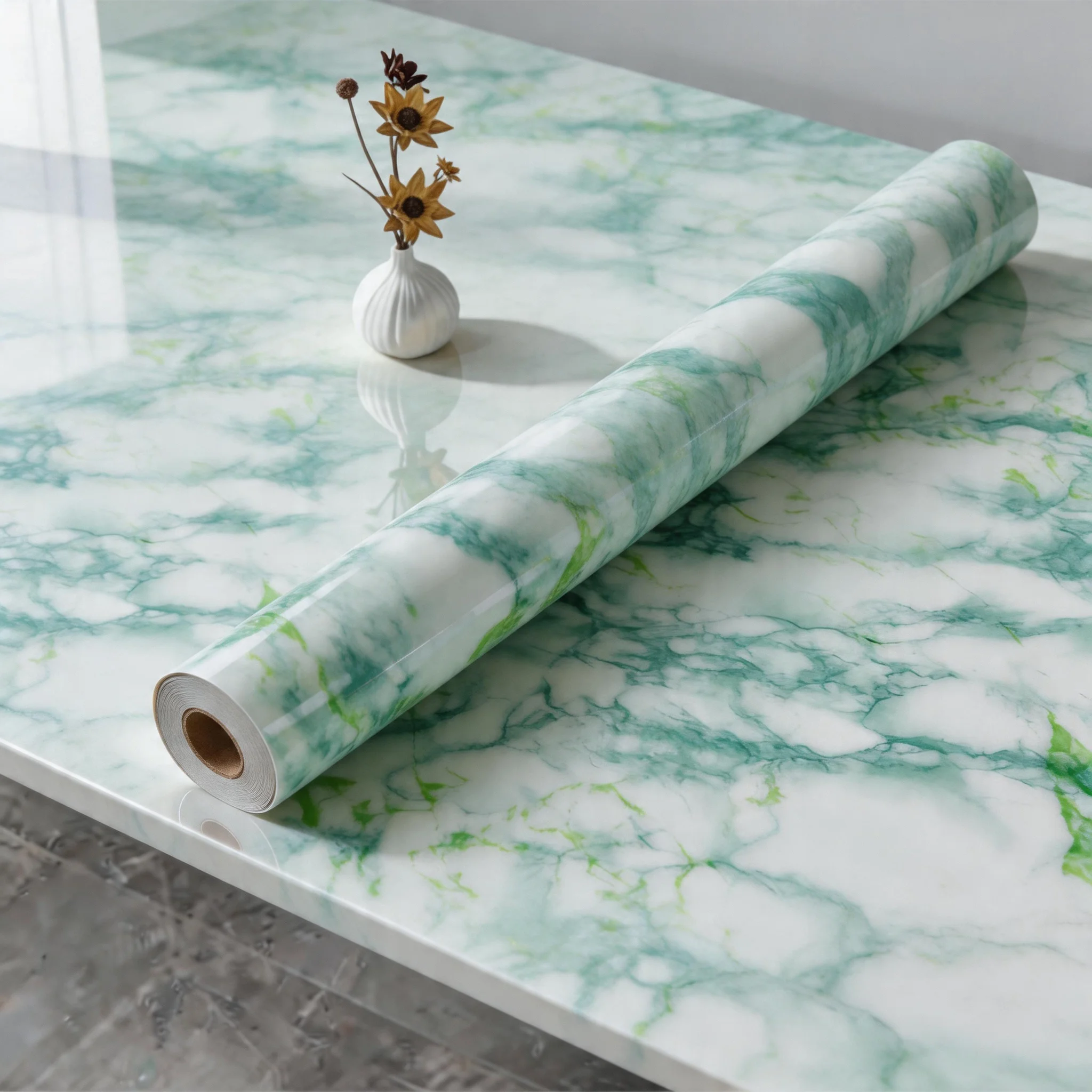 Marble Kitchen Oil-Proof Film Stove Waterproof Moisture-Proof Self-Adhesive Wallpaper Countertop Cabinet Renovation Tile Sticker
Marble Kitchen Oil-Proof Film Stove Waterproof Moisture-Proof Self-Adhesive Wallpaper Countertop Cabinet Renovation Tile Sticker