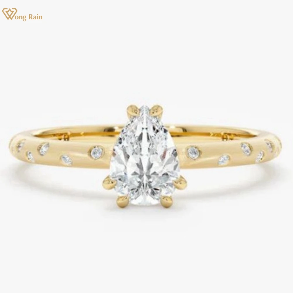 Wong Rain Vintage Solid 925 Sterling Silver Pear Cut 5*7 MM 1 CT Lab Sapphire Gemstone Women Ring Fine Jewelry Anniversary Gifts
Wong Rain Vintage Solid 925 Sterling Silver Pear Cut 5*7 MM 1 CT Lab Sapphire Gemstone Women Ring Fine Jewelry Anniversary Gifts