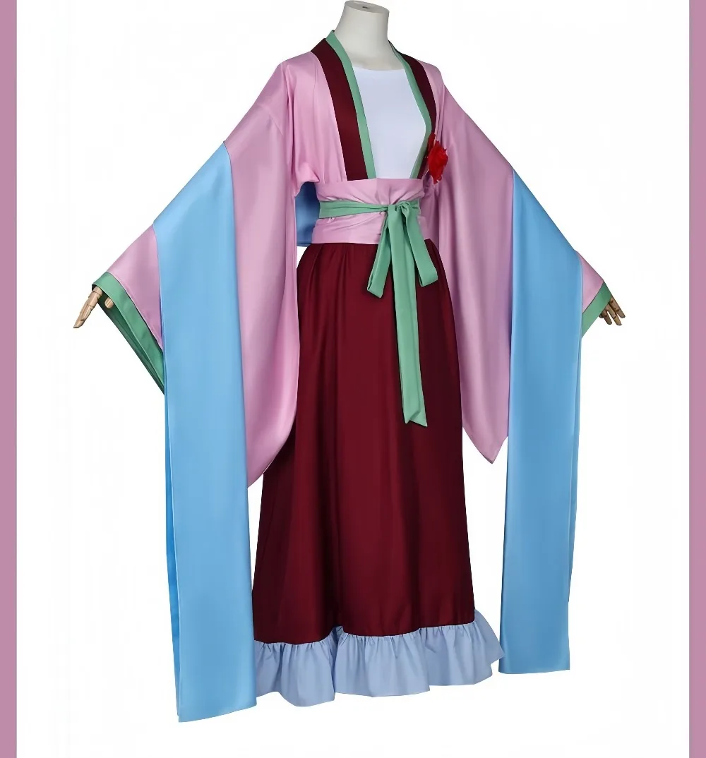 Long pink kimono set Women’s Hanfu and period costume style Halloween and carnival party costume Anime Maomao cosplay costume
Long pink kimono set Women’s Hanfu and period costume style Halloween and carnival party costume Anime Maomao cosplay costume