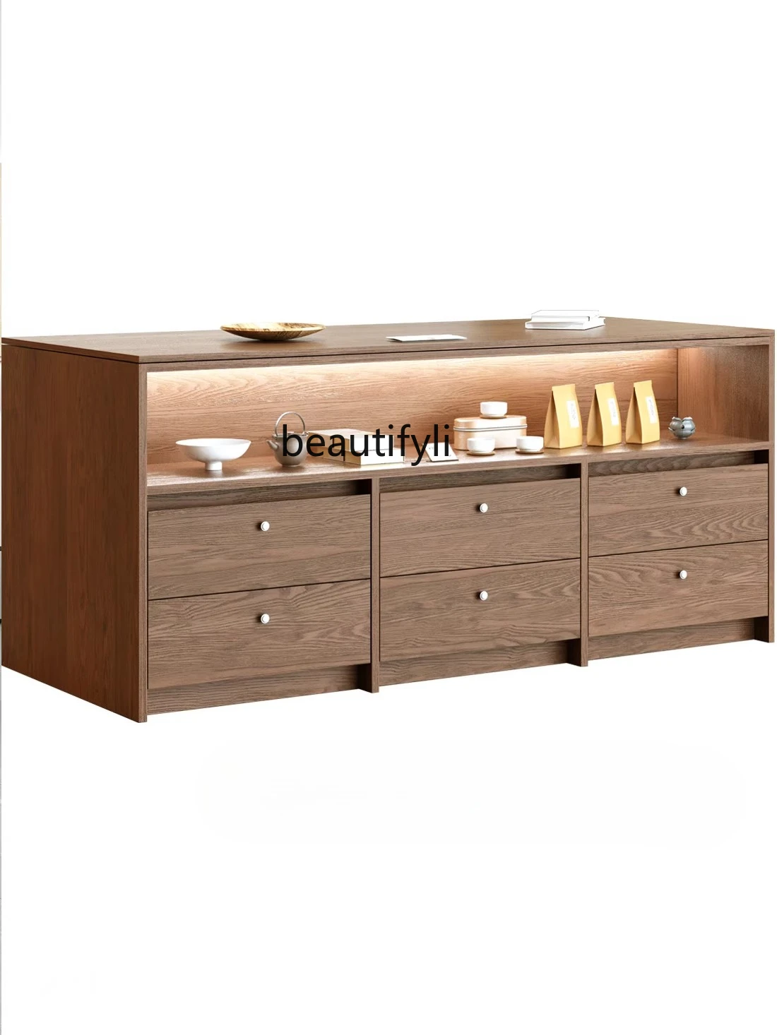 Nakajima Flowing Water Platform Lighting Tea Shop Gift Product Display Cabinet Product Display Cabinet Shelf
Nakajima Flowing Water Platform Lighting Tea Shop Gift Product Display Cabinet Product Display Cabinet Shelf