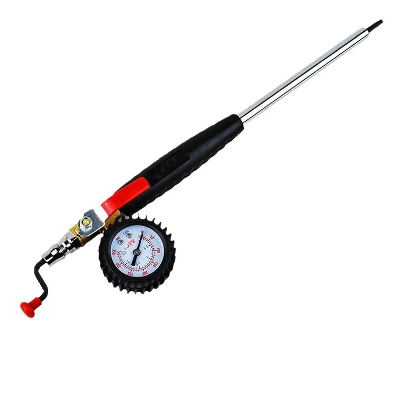 Heavy Duty 8mm 12mm Tire Inflation Bar Engineering Tire Repair Tools Double Head Air Chuck Inflator with Gauge
Heavy Duty 8mm 12mm Tire Inflation Bar Engineering Tire Repair Tools Double Head Air Chuck Inflator with Gauge