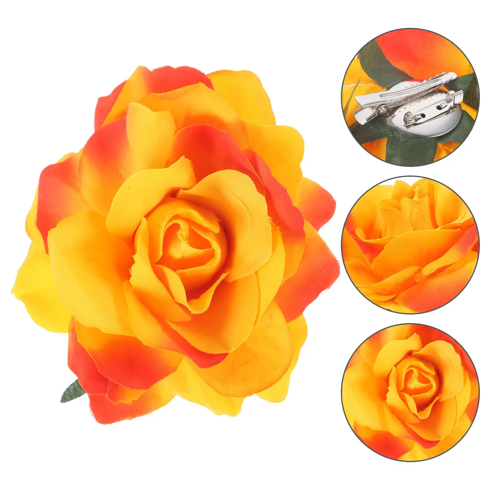 Rose Flower Artificial Hair Clip Brooch 2 in 1 Hairpin for Wedding Party Prom Rose Brooch Pin Flower Hair Clip
Rose Flower Artificial Hair Clip Brooch 2 in 1 Hairpin for Wedding Party Prom Rose Brooch Pin Flower Hair Clip