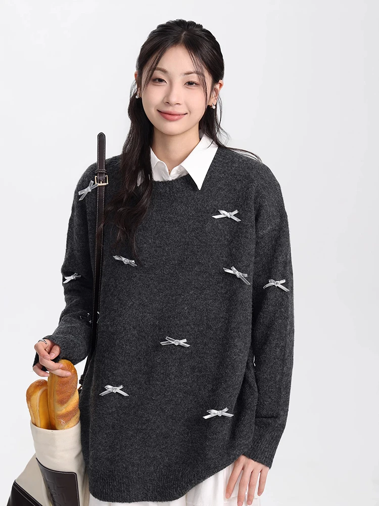 Women Autumn Winter Simplicity Loose Sweater Temperament O-neck Long Sleeve Knitwear Sweater Fashion Versatile Knitting Tops
Women Autumn Winter Simplicity Loose Sweater Temperament O-neck Long Sleeve Knitwear Sweater Fashion Versatile Knitting Tops