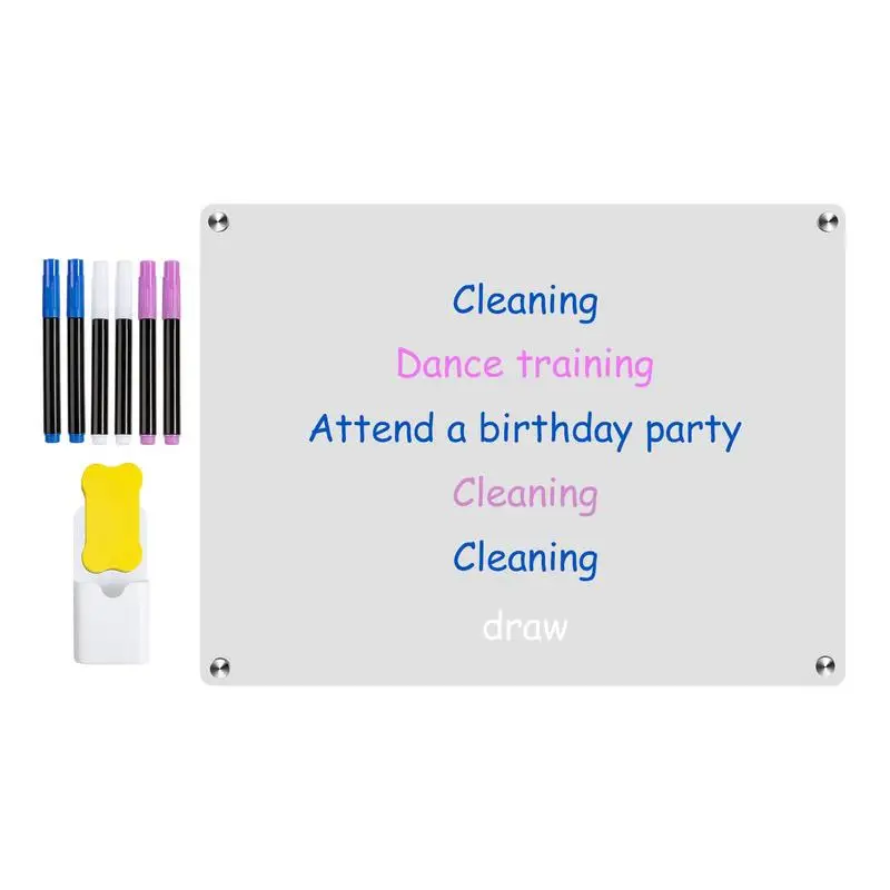 Акриловая магнитная доска для сухого стирания, трехмерные магнитные акриловые еженедельные доски, магнитный блокнот, доски для сухого стирания 
Акриловая магнитная доска для сухого стирания, трехмерные магнитные акриловые еженедельные доски, магнитный блокнот, доски для сухого стирания