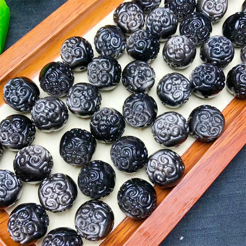 10pcs Natural Silver Obsidian Mosaic Beads Healing Gemstone Crystal Accessories For Jewelry Making Gift 1PCS
10pcs Natural Silver Obsidian Mosaic Beads Healing Gemstone Crystal Accessories For Jewelry Making Gift 1PCS