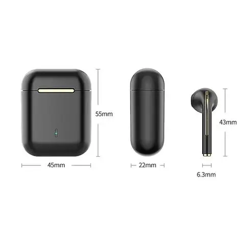 J18 TWS Bluetooth Headphone Stereo True Wireless Headset Earbuds In Ear Handsfree Earphones Ear Buds For iPhone Xiaomi All Phone
J18 TWS Bluetooth Headphone Stereo True Wireless Headset Earbuds In Ear Handsfree Earphones Ear Buds For iPhone Xiaomi All Phone