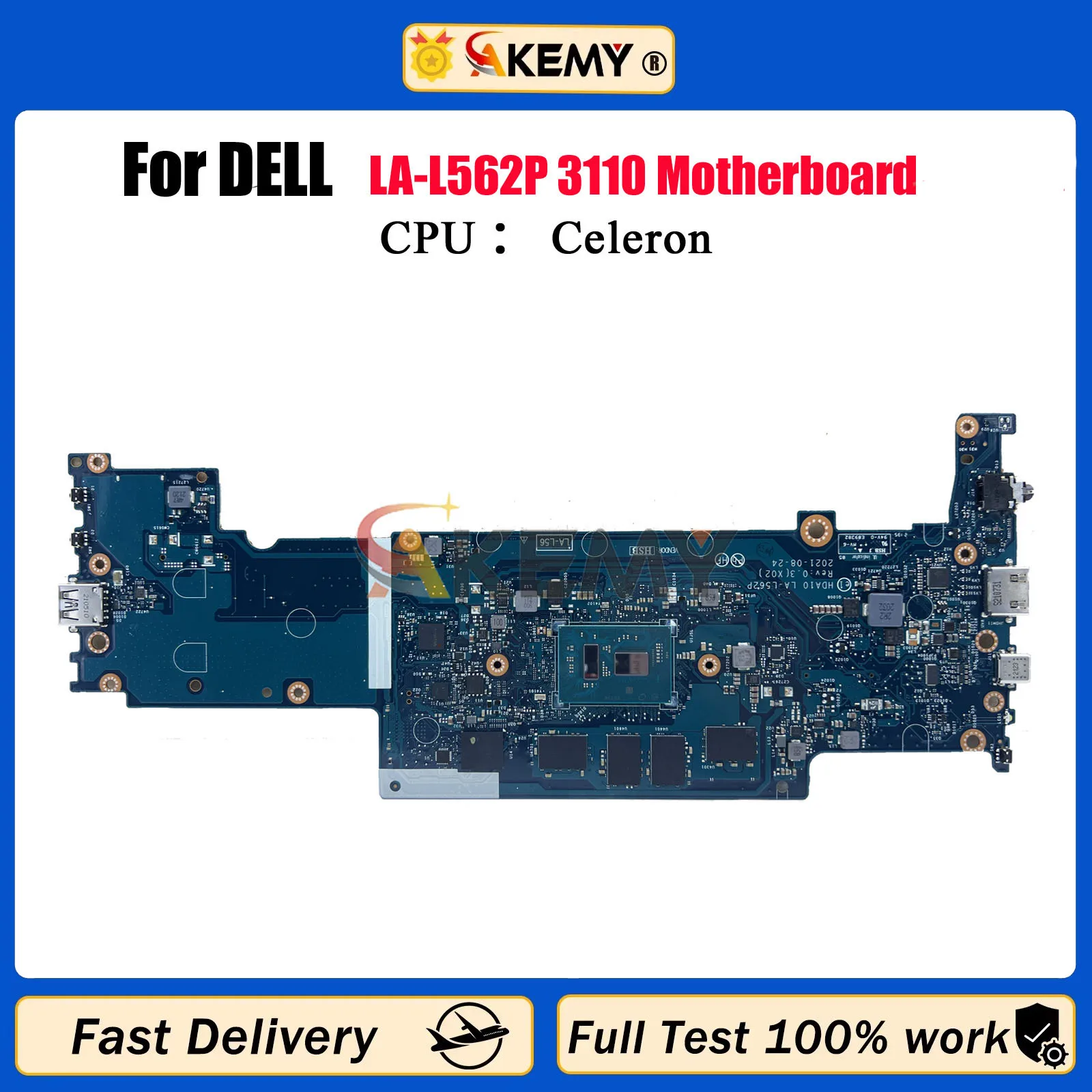 LA-L562P 0VGHC3 1G35J HDA10 с процессором N4500, 4 ГБ ОЗУ, 32 ГБ-SSD, материнская плата для ноутбука Dell Chromebook 3110, системная материнская плата, тест в порядке
LA-L562P 0VGHC3 1G35J HDA10 с процессором N4500, 4 ГБ ОЗУ, 32 ГБ-SSD, материнская плата для ноутбука Dell Chromebook 3110, системная материнская плата, тест в порядке