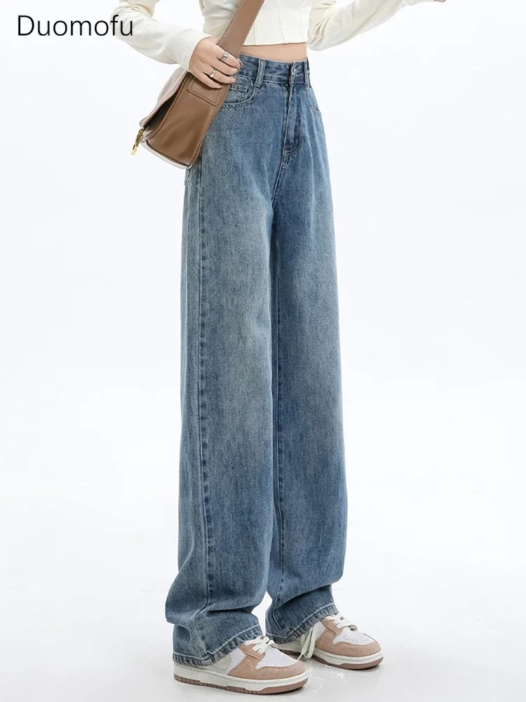 Duomofu Chic Zipper Button Full Length Loose Women Jeans Spring Fashion High Waist Slim Straight Simple Distressed Female Jeans
Duomofu Chic Zipper Button Full Length Loose Women Jeans Spring Fashion High Waist Slim Straight Simple Distressed Female Jeans