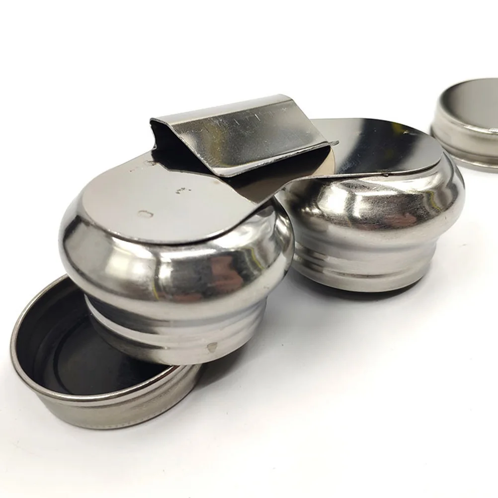 2Pcs Stainless Steel Color Mixing Pot Lid for Oil Painting Supplies Turpentine Container Watercolor Paint Spill Proof
2Pcs Stainless Steel Color Mixing Pot Lid for Oil Painting Supplies Turpentine Container Watercolor Paint Spill Proof