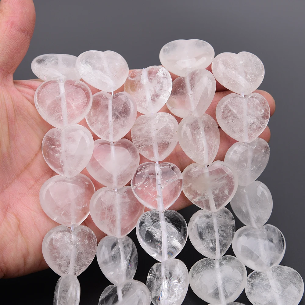 Бусины-подвески APDGG, крупные, 28 мм, из натурального прозрачного горного хрусталя, гладкие, в форме сердца, 15,5 дюймов, для изготовления ювелирных изделий своими руками
Бусины-подвески APDGG, крупные, 28 мм, из натурального прозрачного горного хрусталя, гладкие, в форме сердца, 15,5 дюймов, для изготовления ювелирных изделий своими руками