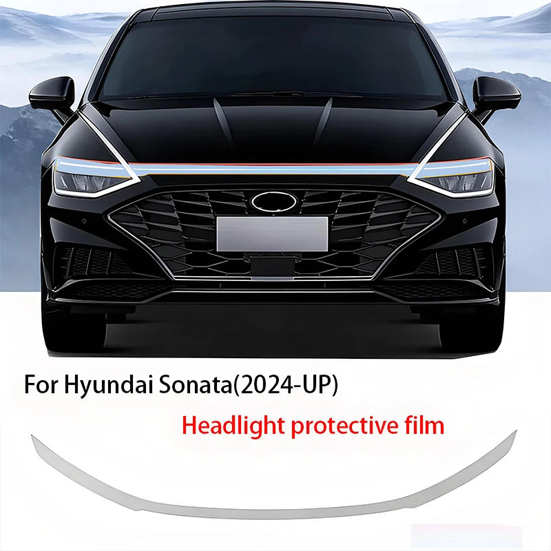 Suitable for Hyundai Sonata 2024-2025 transparent TPU car headlight protective film, scratch resistant and UV resistant film
Suitable for Hyundai Sonata 2024-2025 transparent TPU car headlight protective film, scratch resistant and UV resistant film