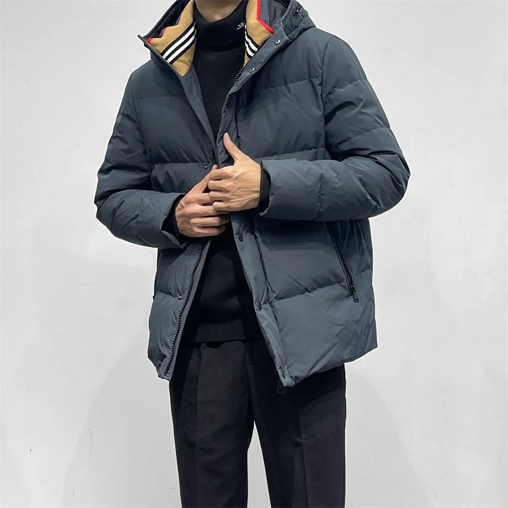 Italian High-End Men's down Jaet Knitted Collar Hooded Du down Jaet Faionable Urban Sle Home Ci Casual Daily Commute
Italian High-End Men's down Jaet Knitted Collar Hooded Du down Jaet Faionable Urban Sle Home Ci Casual Daily Commute